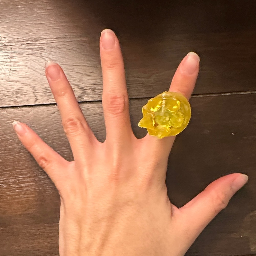 Yellow Statement Ring